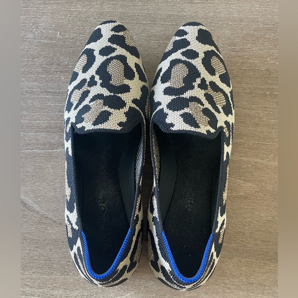 Rothy’s Almond Loafer in Leopard 8.5